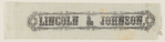 [Lincoln 1864 campaign ribbon]