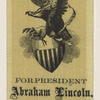 [Lincoln 1864 campaign ribbon]