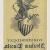 [Lincoln 1864 campaign ribbon]