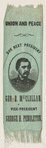 [McClellan 1864 campaign ribbons]