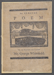 An elegiac poem