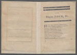 An elegiac poem