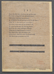 An elegiac poem