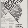 Atlanta Black Film Festival poster, 1981
