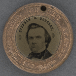 [Stephen A. Douglas pin]