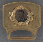 [Lincoln 1860 button]