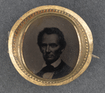 [Lincoln 1860 button]
