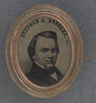 [Stephen A. Douglas pin]