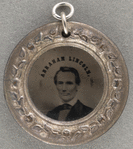 [Lincoln-Hamlin button]