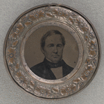 [Lincoln-Hamlin button]