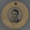 [Lincoln-Hamlin button]