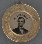 [Lincoln-Johnson button]