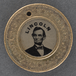 [Lincoln-Johnson button]