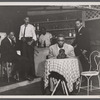 Richard Ward, Lonnie Sattin, and unidentified others in the stage production The Ballad of Jazz Street