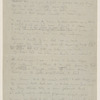 Holograph draft letter
