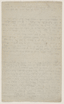 Holograph draft letter