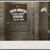 Headquarters of truck drivers' union, Omaha, Nebraska. Omaha is very little unionized.