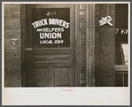 Headquarters of truck drivers' union, Omaha, Nebraska. Omaha is very little unionized.