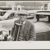 War veteran selling pencils in Omaha, Nebraska.