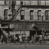 Lower Douglas Street, where unemployed hang out, Omaha, Nebraska.