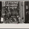 Secondhand goods. Note surgical instruments in window, Omaha, Nebraska.