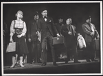 Ray Bolger (center) in the stage production All American