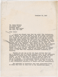 Letter from Clarke to James Baldwin