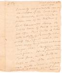 Letter from Alexander McDougall