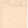 Letter from Alexander McDougall