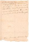 Letter from Alexander McDougall