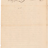 Document, John Hancock to the Massachusetts House of Representatives