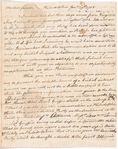 Letter from Arthur Lee