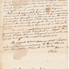 Letter from Arthur Lee