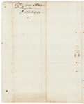 Letter from the Marquis de Lafayette