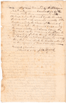 Message by John Hancock to the Senate and House of Representatives
