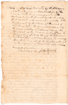 Message by John Hancock to the Senate and House of Representatives