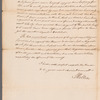 Letter from Samuel Holten
