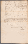 Letter from Samuel Holten