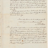 Letter from Samuel Holten