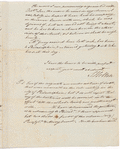 Letter from Samuel Holten