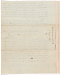 Letter from Samuel Holten