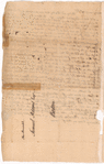 Letter from David Sewall
