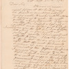 Letter from Nathaniel Thacher