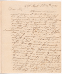 Letter from Nathaniel Thacher