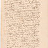 Letter from Nathaniel Thacher