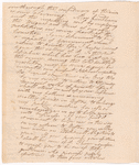 Letter from Nathaniel Thacher