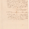 Letter from Nathaniel Thacher