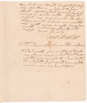 Letter from Nathaniel Thacher