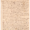 Letter to an unidentified correspondent