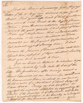 Letter to an unidentified correspondent